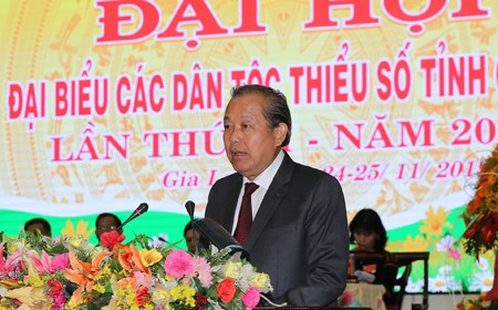 Phó Thủ tướng Thường trực dự Đại hội các dân tộc thiểu số tỉnh Gia Lai